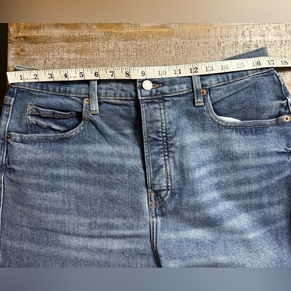 Old Navy Sky-Hi Straight Jeans - Dark Blue - Picture 5 of 10